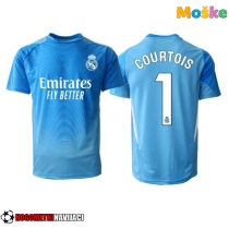 Moške Nogometnih dresov Real Madrid Thibaut Courtois #1 Vratar Domači 2025-26 Kratki rokavi